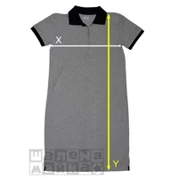 таблица размеров платьев поло женских